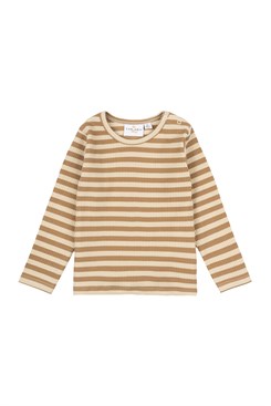 The New Fro uni LS rib T-shirt - Tannin